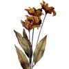 Rama decorativa con flores Clayre & Eef 6PL0403LO 8x5x60 cm Naranja