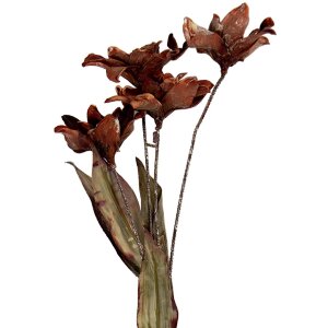 Ramo decorativo con flores Clayre & Eef 6PL0403O 8x5x60 cm