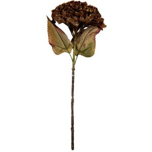 Ramo Decorativo con Flores Clayre & Eef 6PL0404CH 15x15x47 cm Marrón y Verde
