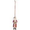 Adorno Navideño Papá Noel Clayre & Eef 6PR5595 4x3x11 cm Rojo Blanco