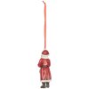 Adorno Navideño Papá Noel Clayre & Eef 6PR5595 4x3x11 cm Rojo Blanco