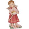 Clayre & Eef 6PR5602 Decoración Ángel 7x6x12 cm Rosa Beige