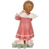Clayre & Eef 6PR5602 Decoración Ángel 7x6x12 cm Rosa Beige