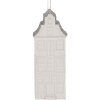 Adorno Colgante Casa Clayre & Eef 6PR5610 4x4x11 cm Blanco Plateado
