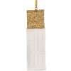 Clayre & Eef 6PR5611 Adorno Colgante Casa 4x4x11 cm Blanco