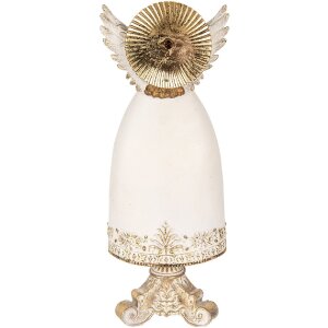 Ángel Decoración 16x12x41 cm Beige-Dorado Clayre & Eef