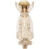 Ángel Decoración 16x12x41 cm Beige-Dorado Clayre & Eef