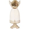 Ángel Decoración 16x12x41 cm Beige-Dorado Clayre & Eef