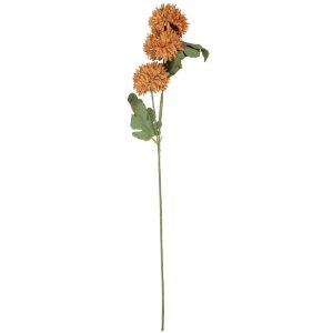 Ramo decorativo con flores Clayre & Eef 6PL0397O 10x8x64 cm Naranja y Verde