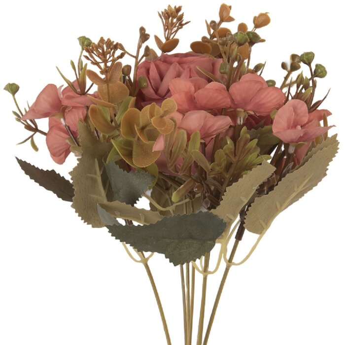 Ramo decorativo con flores Clayre & Eef 6PL0401P 12x10x29 cm
