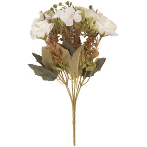 Ramo decorativo con flores Clayre & Eef 6PL0401W 12x10x29 cm