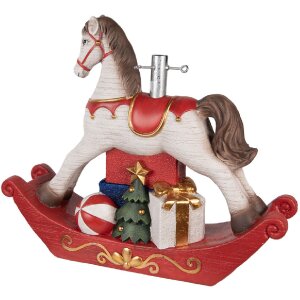 Soporte para árbol de Navidad Clayre & Eef 5MG0095 73x21x61 cm Blanco