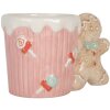 Taza Clayre & Eef 6CEMU0199 15x10x10 cm 350 ml Rosa-Marrón