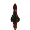 Bola de Navidad Clayre & Eef 6GL5235 Ø 6x17 cm Rojo-Verde