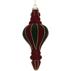 Clayre & Eef 6GL5236 Adorno de Navidad Ø 6x15 cm