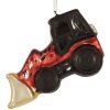 Adorno navideño Clayre & Eef 6GL5239 12x4x8 cm Rojo Negro