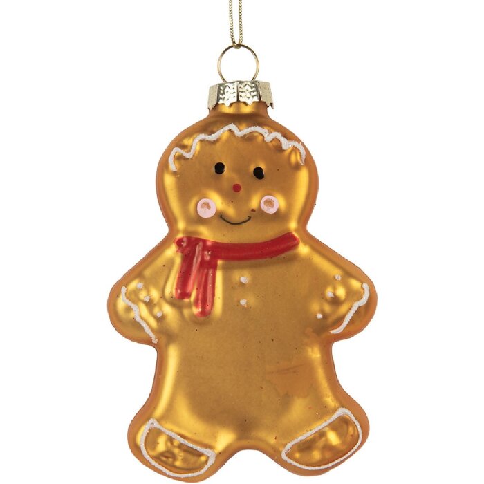Adorno de Navidad Clayre & Eef 6GL5241 6x2x10 cm