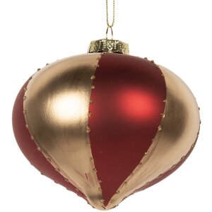 Clayre & Eef 6GL5245 Adorno de Navidad Ø 10x10...