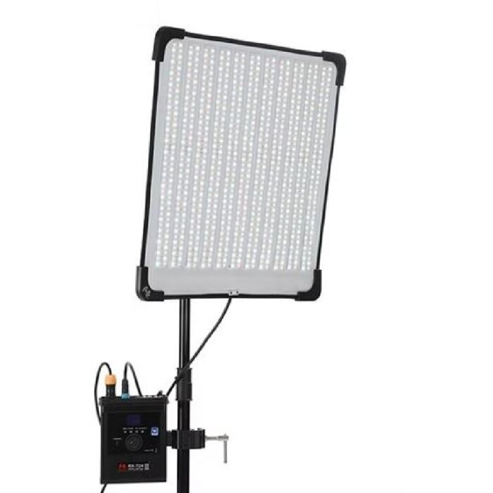 Panel LED RGBWW Flexible Falcon Eyes RX-724 III - Solución de Iluminación 220W CRI 95+ 2500K-9999K App DeSal Lite+ DMX512 con Softbox Tipo Grid