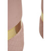 Mauro Ferretti Set de otomanas con almacenamiento Sheffild, rosa, 2 piezas Ø 37x42 Ø 28x35 cm