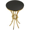Mesa auxiliar Shanty alta Ø 40x81 cm dorado negro