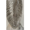 Aplique de pared Leafy de vidrio y hierro plateado blanco 24x15x29 cm 3xE14