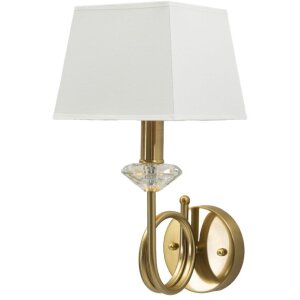 Aplique de pared Salzburg dorado blanco 18x24x40 cm E14