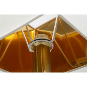 Aplique de pared Salzburg dorado blanco 18x24x40 cm E14