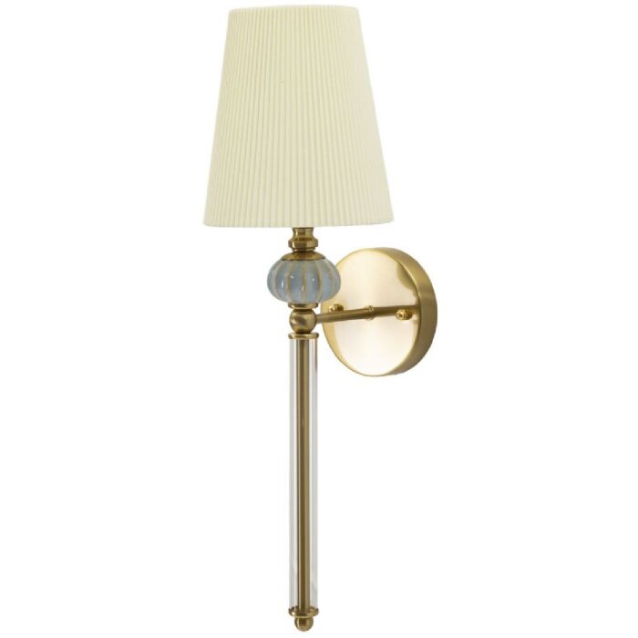 Aplique de pared Warsaw 17x22x57 cm E14 dorado blanco
