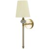 Aplique de pared Warsaw 17x22x57 cm E14 dorado blanco