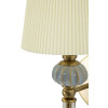 Aplique de pared Warsaw 17x22x57 cm E14 dorado blanco