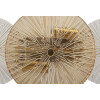 Aplique de pared Osaka Cristal Hierro 42x8x20 cm 2xE14 sin Bombillas