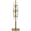 Lámpara de Mesa Osaka Mauro Ferretti Cristal Hierro 20x18x66 cm 3xE14 sin Bombillas