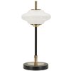 Lámpara de mesa Vintage de Cristal y Hierro Ø22x46 cm E14 sin Bombilla Mauro Ferretti