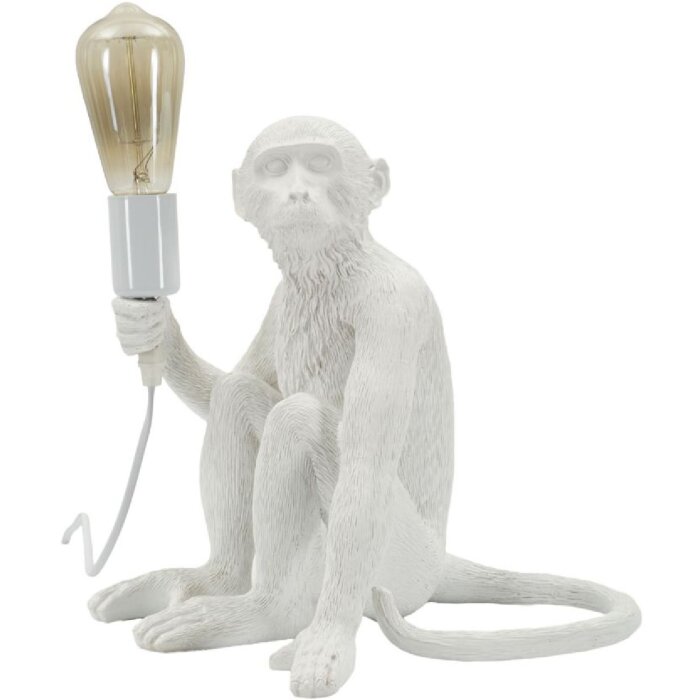 Lámpara de Mesa Affe Sentado Blanco 33x33x32 cm E27 sin Bombilla Mauro Ferretti