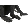 Lámpara de mesa Mono Sentado Negro 33x33x32 cm Mauro Ferretti