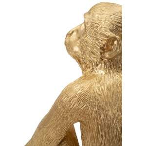 Lámpara de mesa Affe sentada oro 33x33x32 cm E27 sin bombilla Mauro Ferretti