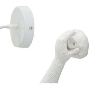 Aplique de pared Mono Blanco 32x32x64 cm Mauro Ferretti E27 sin bombilla