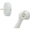Aplique de pared Mono Blanco 32x32x64 cm Mauro Ferretti E27 sin bombilla