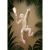 Aplique de pared Mono Blanco 32x32x64 cm Mauro Ferretti E27 sin bombilla