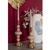 Mauro Ferretti Candelabro Galaxy rosa – Set de 2 Ø 10x22 cm y Ø 10x30 cm