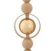 Mauro Ferretti Candelabro Saturn rosa – Set de 2 Ø 10x27 cm y Ø 10x33 cm