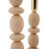 Mauro Ferretti Candelabro Shuttle rosa – Set de 2 Ø 10x25 cm y Ø 10x33,5 cm