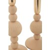 Mauro Ferretti Candelabro Aster rosa – Set de 2 Ø 10x20 cm y Ø 10x25,5 cm