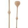 Mauro Ferretti Candelabro Slimmy rosa – Set de 2 Ø 8x26 cm y Ø 8x37 cm