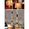 Mauro Ferretti Candelabro Strek Rosa Set de 2 Ø 9,5x25 cm y Ø 9,5x30 cm