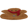 Clayre & Eef 66290 Cuenco de Fieltro Hombre de Jengibre 19x16x4 cm Marrón-Rojo
