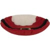 Clayre & Eef 66291 Cuenco de Fieltro Papá Noel 18x4 cm