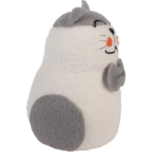 Gato de fieltro Clayre & Eef 66294 14x14x20 cm