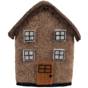 Casa de fieltro decorativa Clayre & Eef 66297 12x7x14 cm